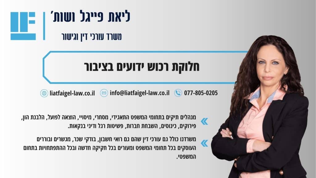 חלוקת רכוש ידועים בציבור